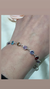 Pulsera plata multicolor - Joyas Maia