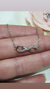 Pulsera plata infinito - comprar online