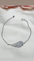 Pulsera plata ala