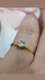 Anillo solitario oro 18kl - tienda online