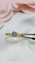 Anillo solitario oro 18kl - comprar online