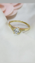 Anillo solitario oro 18kl