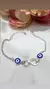 Pulsera acero blanco ojo