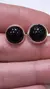 Aros plata onix - comprar online
