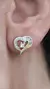 Aros plata corazón - Joyas Maia