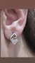 Aros plata dos corazones - Joyas Maia