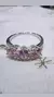 Anillo plata triple solitario