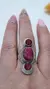 Imagen de Anillo plata rubíes