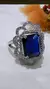 Anillo plata zafiro en internet