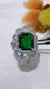 Anillo plata esmeralda en internet