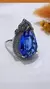 Anillo plata gota zafiro - comprar online