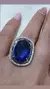 Imagen de Anillo plata zafiro