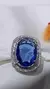 Anillo plata zafiro - Joyas Maia