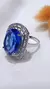 Anillo plata zafiro en internet