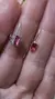 Aros plata brisura fuxia en internet