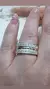 Anillo plata y oro 18Kl - Joyas Maia