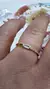 Anillo plata dorado - Joyas Maia