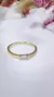 Anillo plata dorado