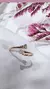 Anillo plata rose cruzado corazones - Joyas Maia