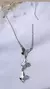 Collar plata tres mariposas - comprar online