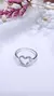Anillo plata corazon infinito