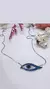 collar plata ojo