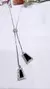Corbatero plata onix