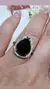 Anillo plata onix - Joyas Maia