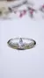 Anillo plata y oro corona