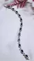 Pulsera plata gotas zafiros - comprar online
