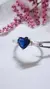 Anillo plata corazon zafiro - comprar online
