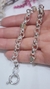 Pulsera rollo plata y oro18kl - tienda online