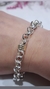 Pulsera rollo plata y oro18kl - Joyas Maia