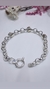Pulsera rollo plata y oro18kl - comprar online