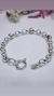 Pulsera rollo plata y oro18kl