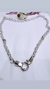 Collar rollo plata y oro18kl