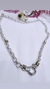 Collar rollo plata y oro18kl - comprar online