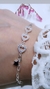 Pulsera plata corazones en internet