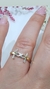 Anillo plata y oro cruz egipcio - Joyas Maia