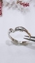 Anillo doble delfín plata y oro - Joyas Maia