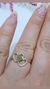 Anillo plata y oro doble corazones en internet
