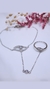 Pulsera anillo árabe plata