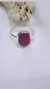 Anillo plata rubi