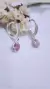 Aros argollas rosa de francia - comprar online