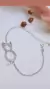 Pulsera plata gato en internet