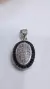 Colgante plata oval - comprar online