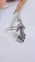 Anillo plata pavo real - tienda online