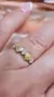 Anillo plata y oro corazónes - Joyas Maia