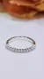 Anillo plata medio sin fin - comprar online