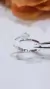 Anillo cruzado plata estrella - Joyas Maia